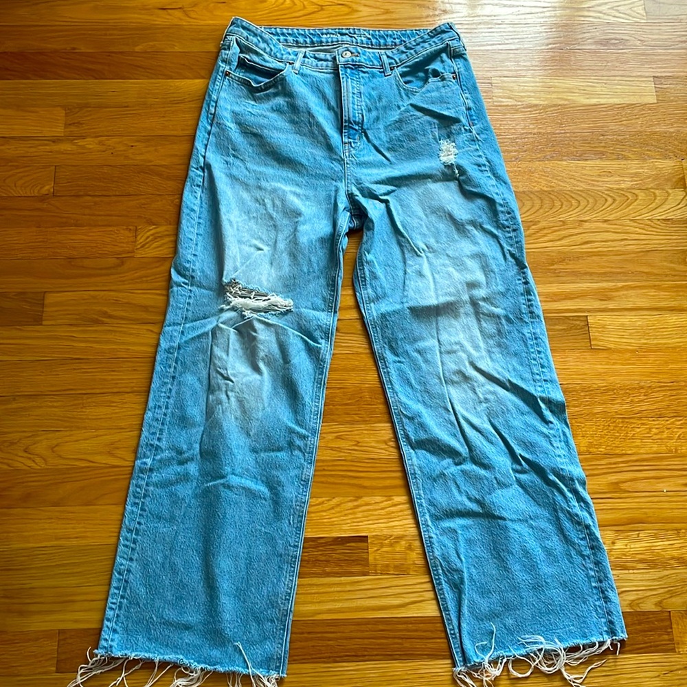 Size 14 old navy sky hi wide leg